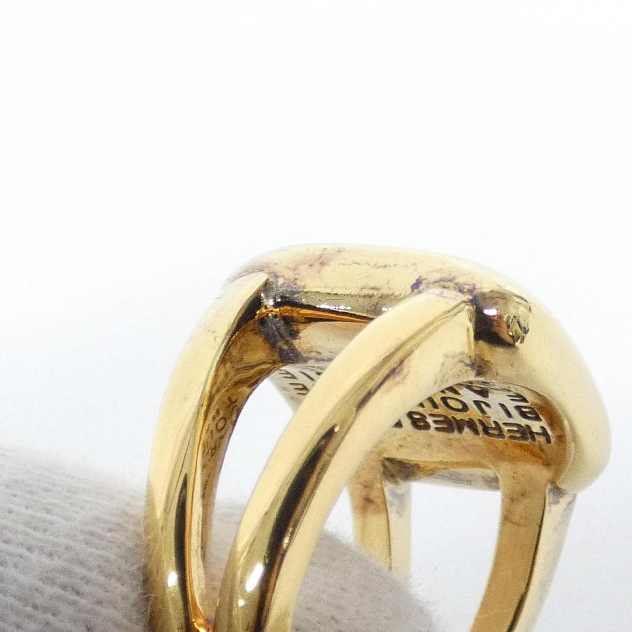 【ヴィンテージ】エルメス クル ド セル 760240B リング