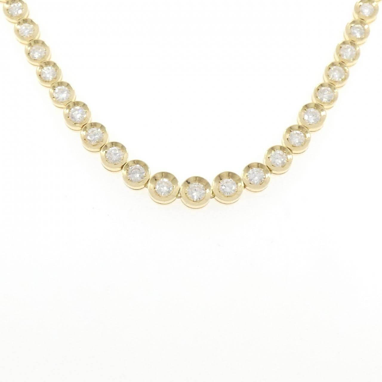 K18YG ダイヤモンド ネックレス 13.13CT