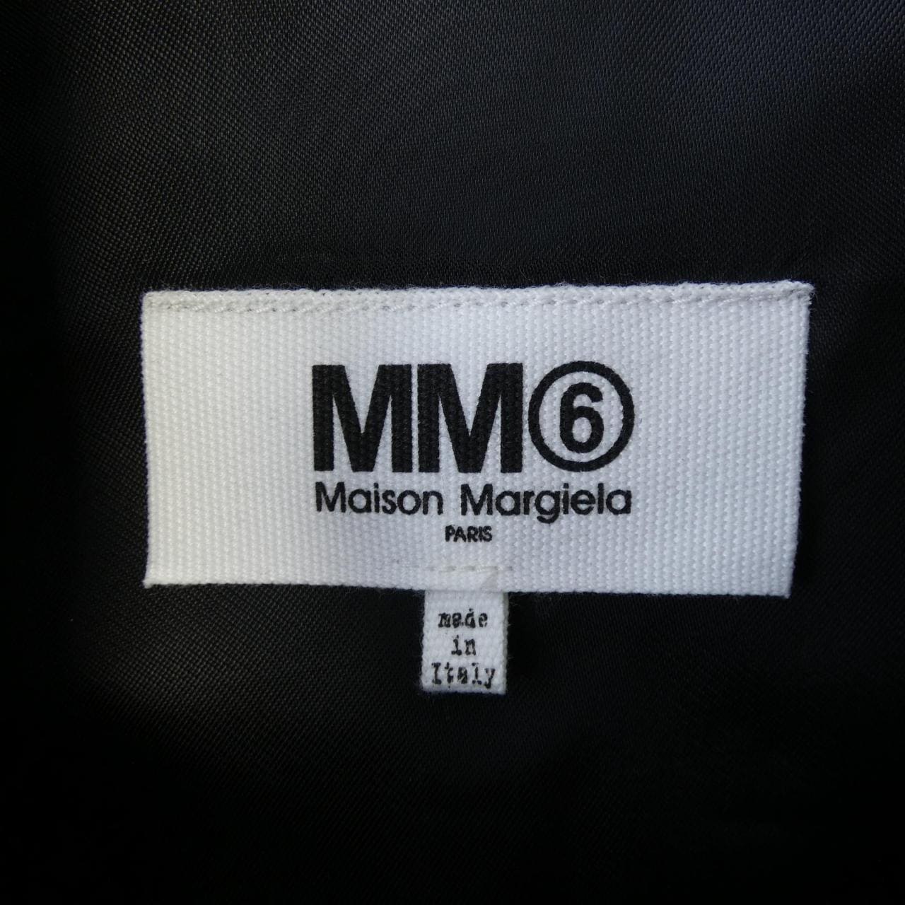 エムエムシックス MM6 S52AM0146 レザーライダースジャケット