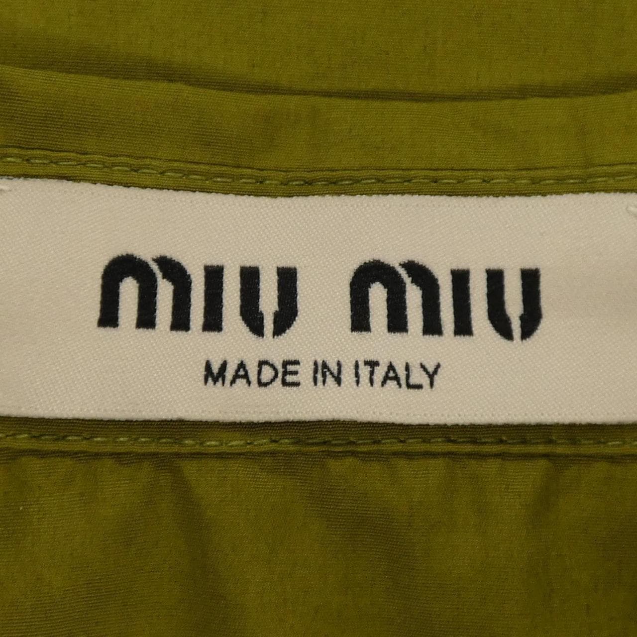 ミュウミュウ MIU MIU ポプリン シャツ MK2044 SOOO 10RG S／Sシャツ