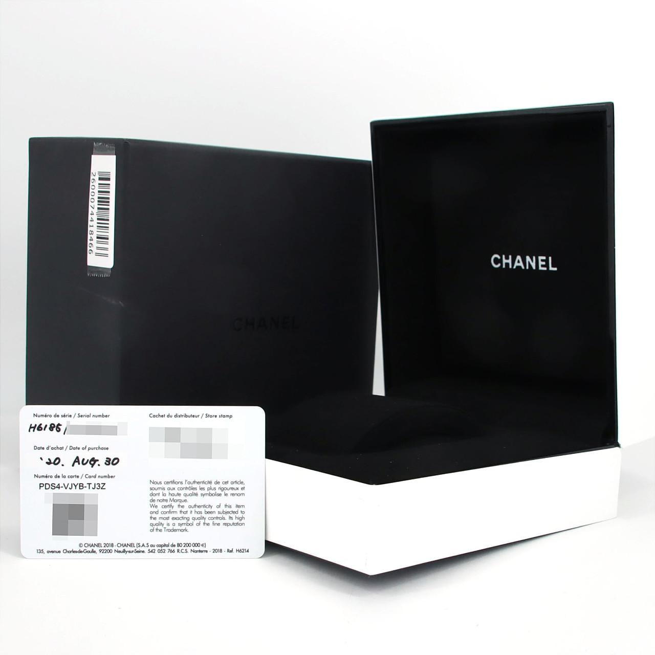 シャネル J12ファントムキャリバー12.1 38mmセラミック H6185 セラミック 自動巻