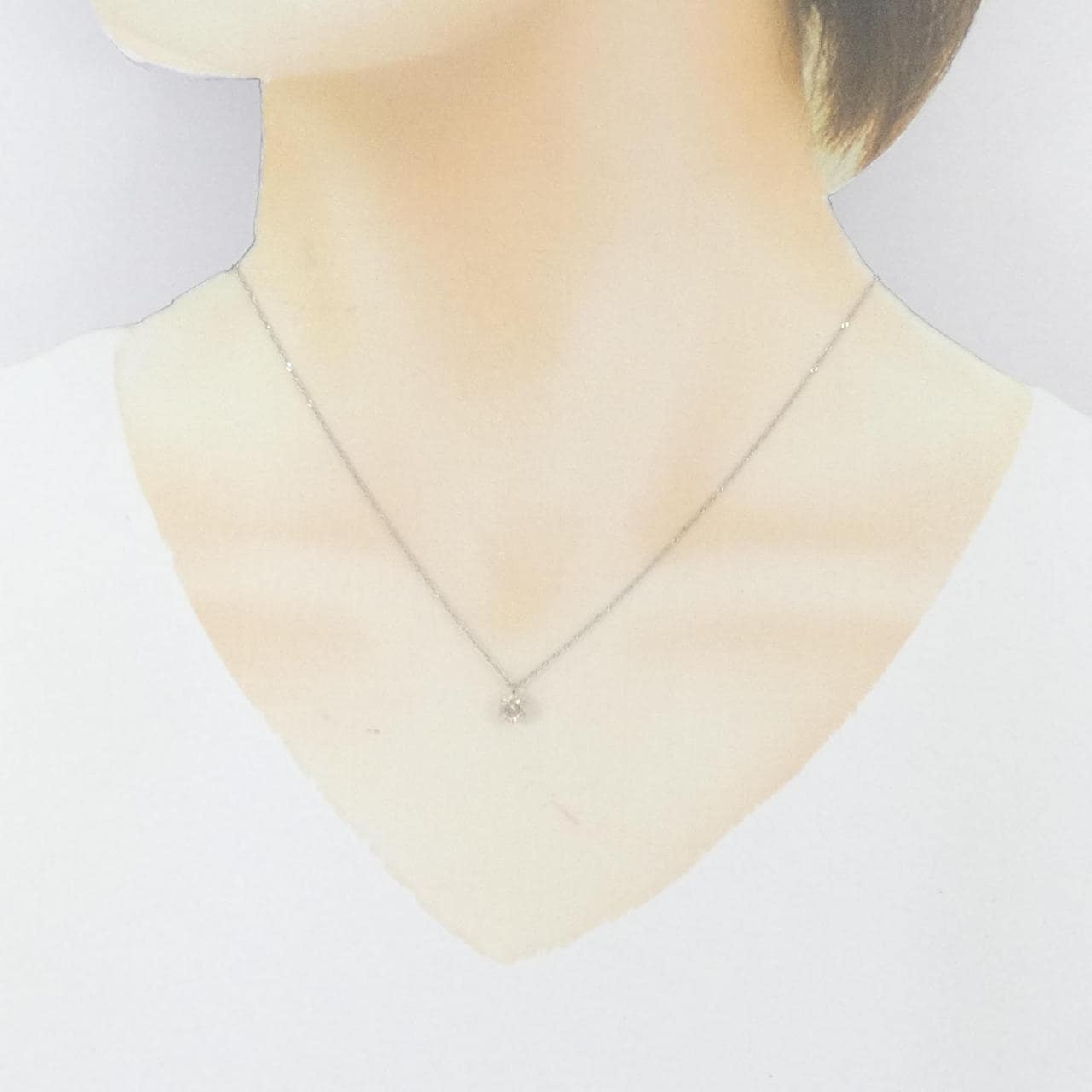 PT900/PT850单钻鑽石項鍊 0.40 克拉