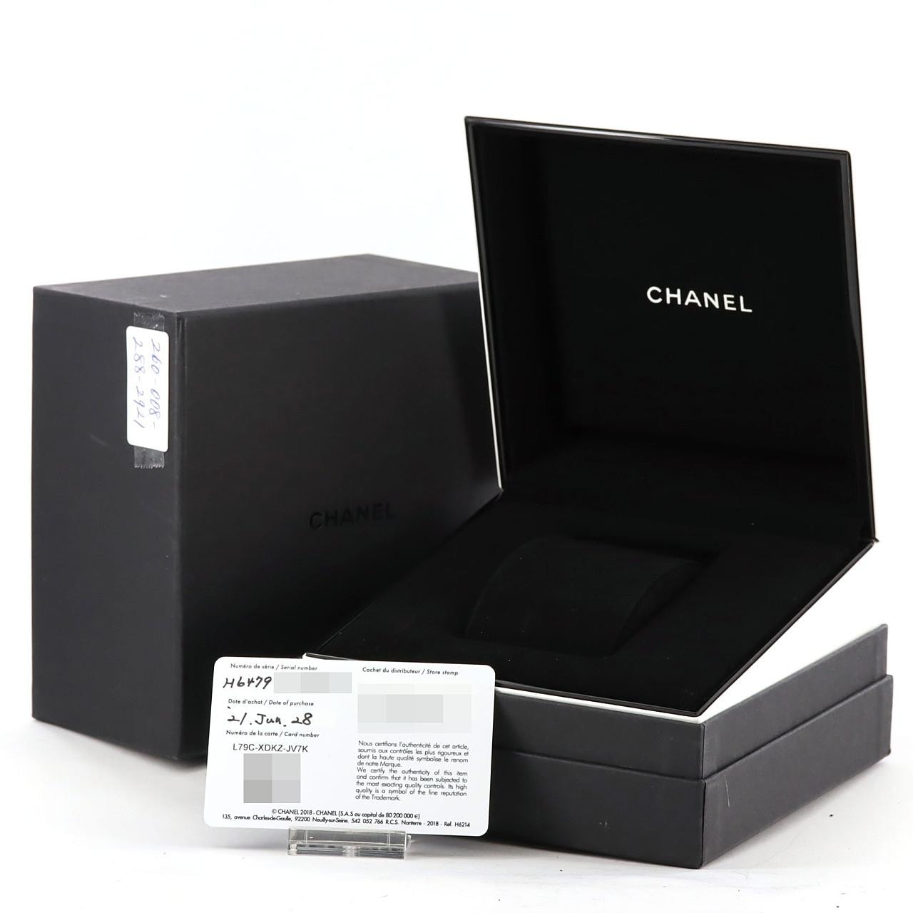 シャネル マドモアゼルJ12アクテⅡ 33mmセラミックxWG LIMITED H6479 セラミックxWG クォーツ