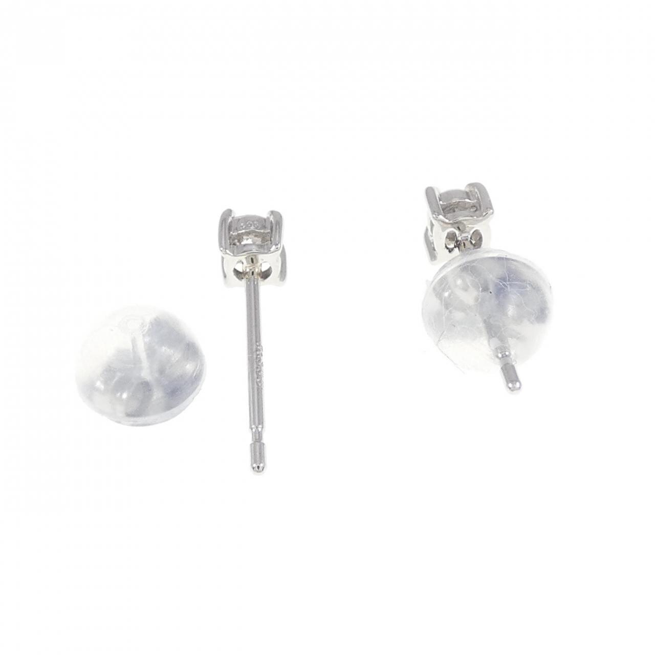 【リメイク】PT ダイヤモンド ピアス 0.10CT