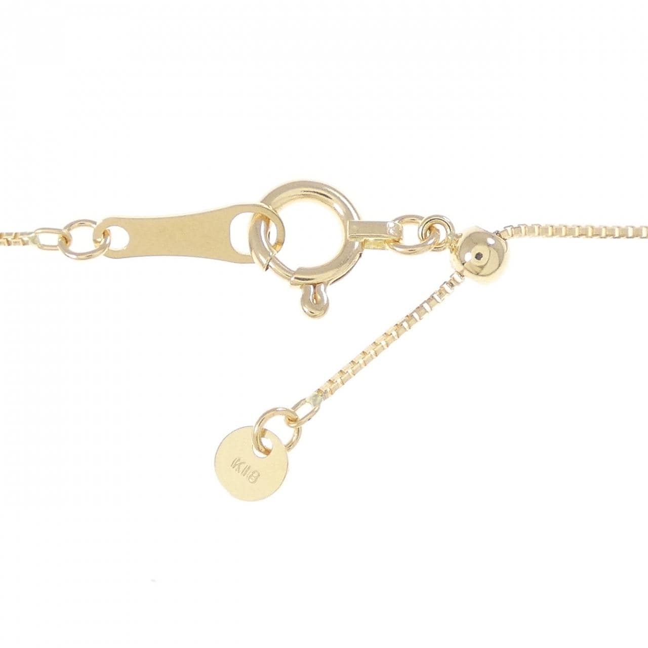 750YG/K18YG エメラルド ネックレス