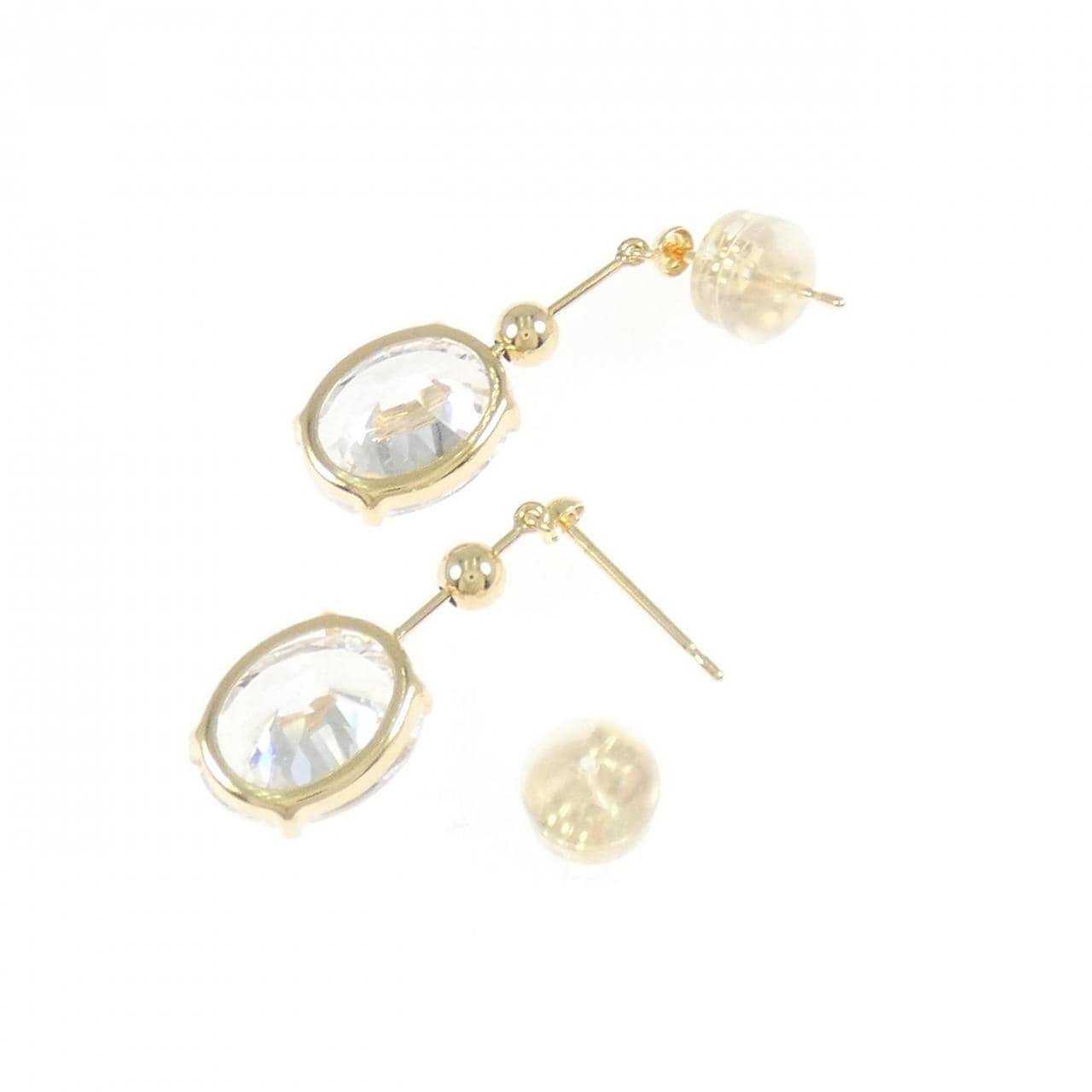 【新品】K18YG キュービック ピアス