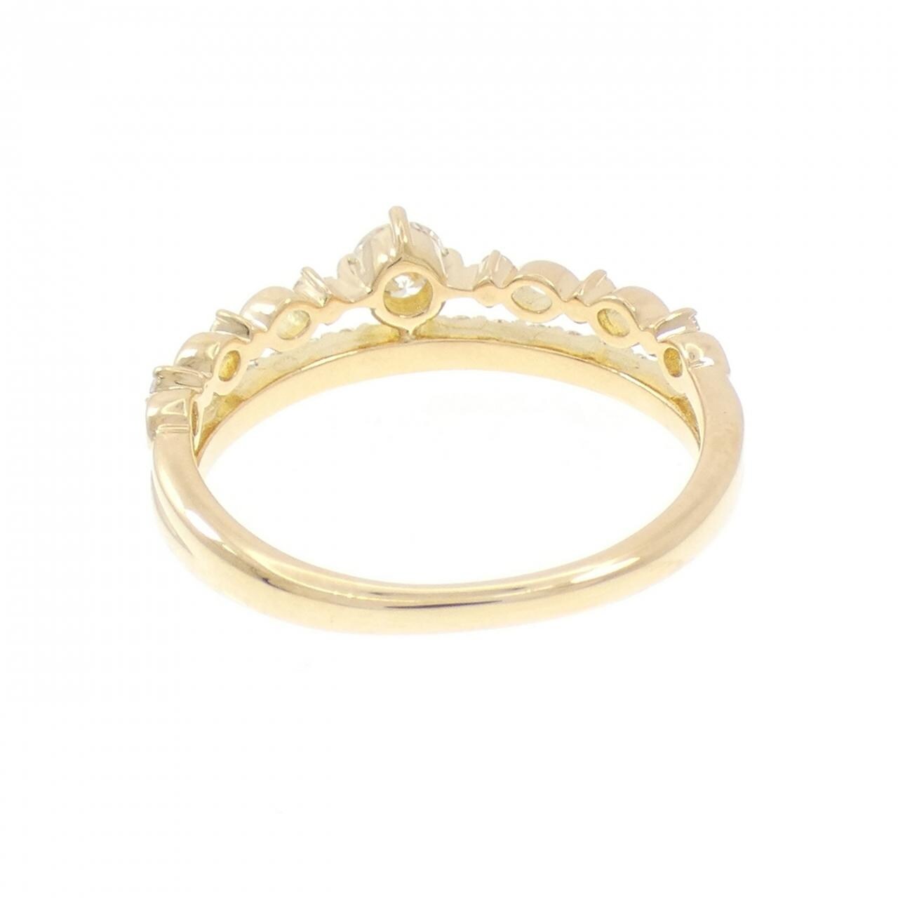 【リメイク】K18YG ダイヤモンド リング 0.40CT