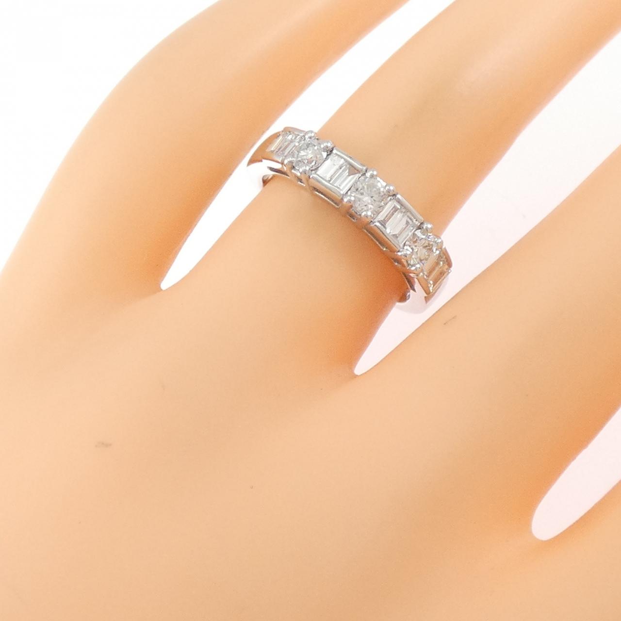 K18WG ダイヤモンド リング 0.70CT