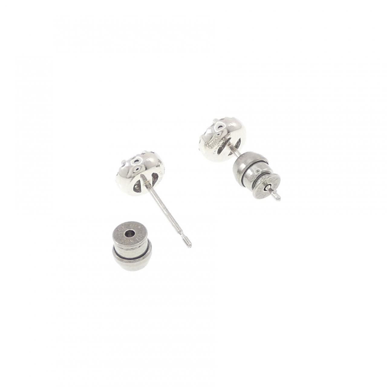 【リメイク】PT900/ST ダイヤモンド ピアス 0.248CT 0.263CT D SI1-2 VG