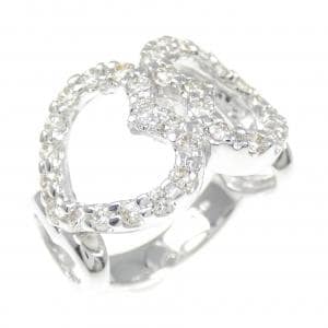 750WG ハート ダイヤモンド リング 0.90CT