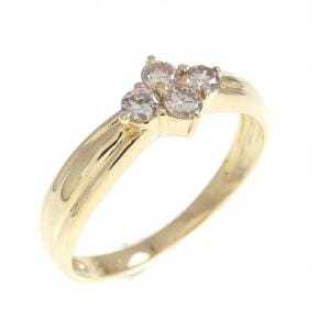 K18YG ダイヤモンド リング 0.20CT
