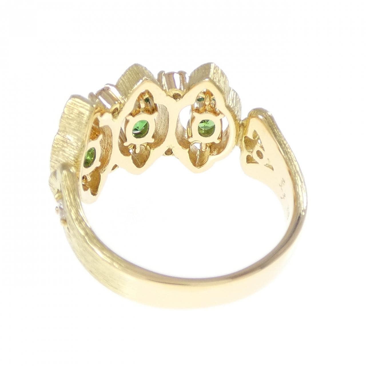 水野薫子 グリーンガーネット リング 0.63CT