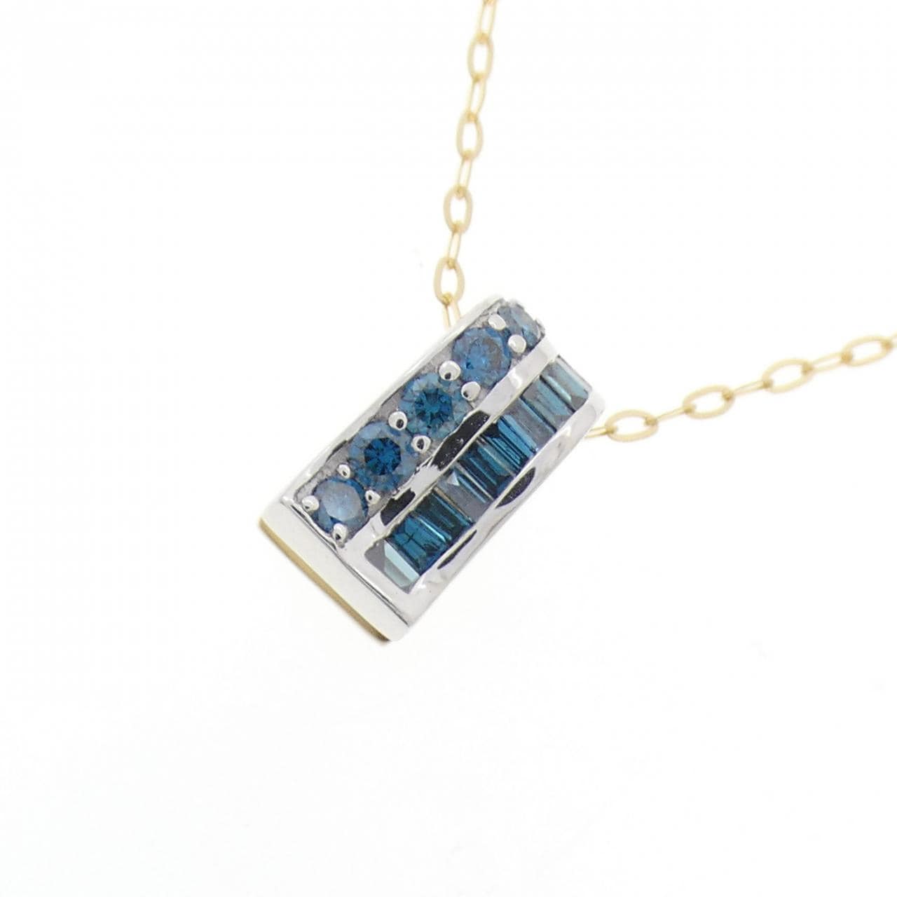 ジーエスティービー ダイヤモンド ネックレス 0.37CT