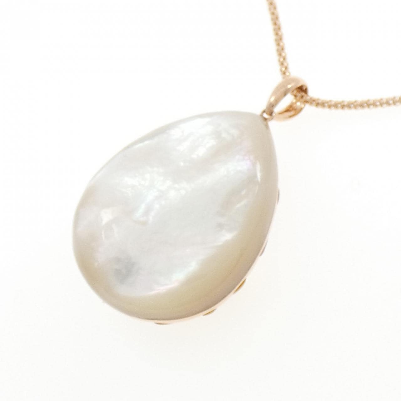 K18PG マザーオブパール ネックレス