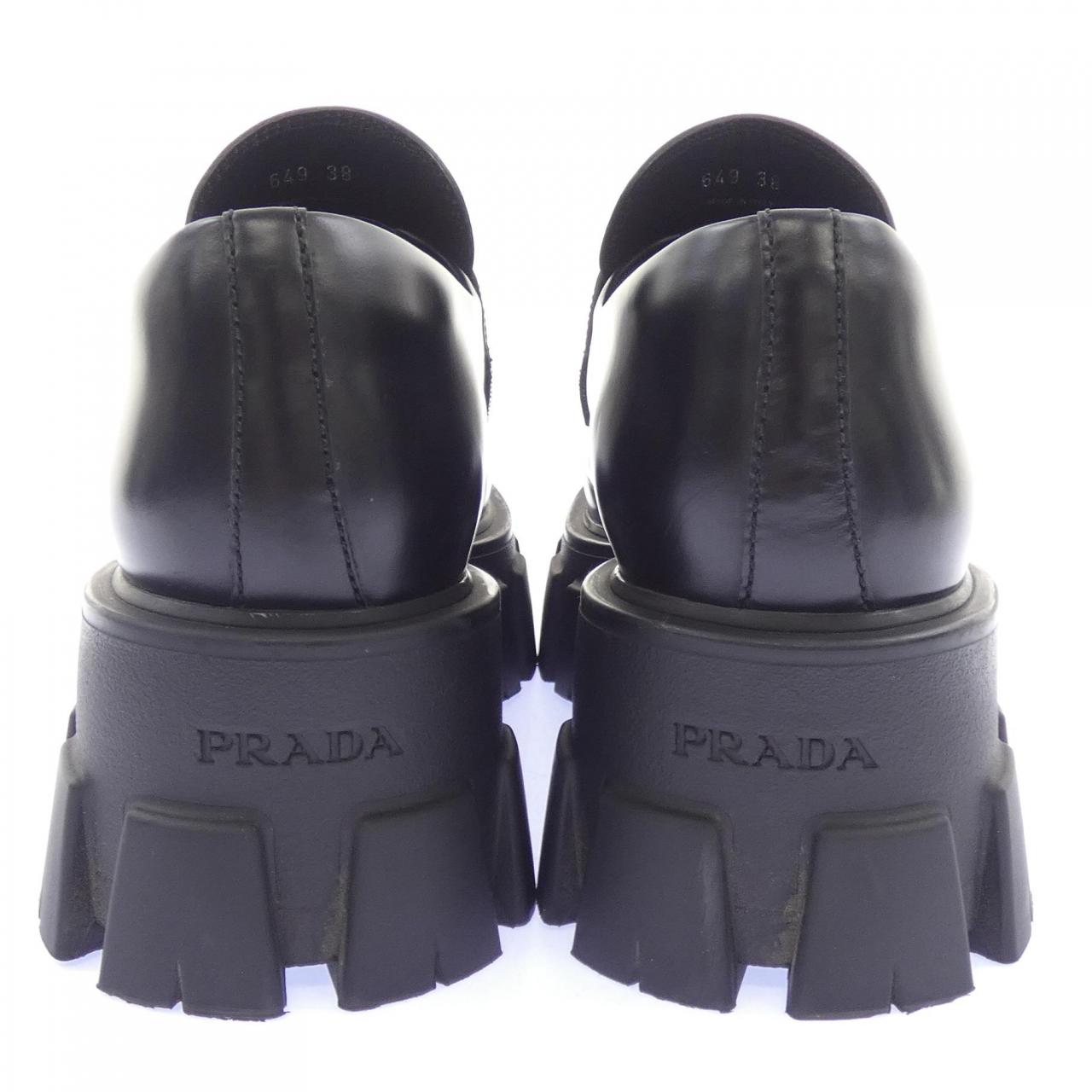 プラダ PRADA モノリス ローファー トライアングルロゴ 1D649M シューズ