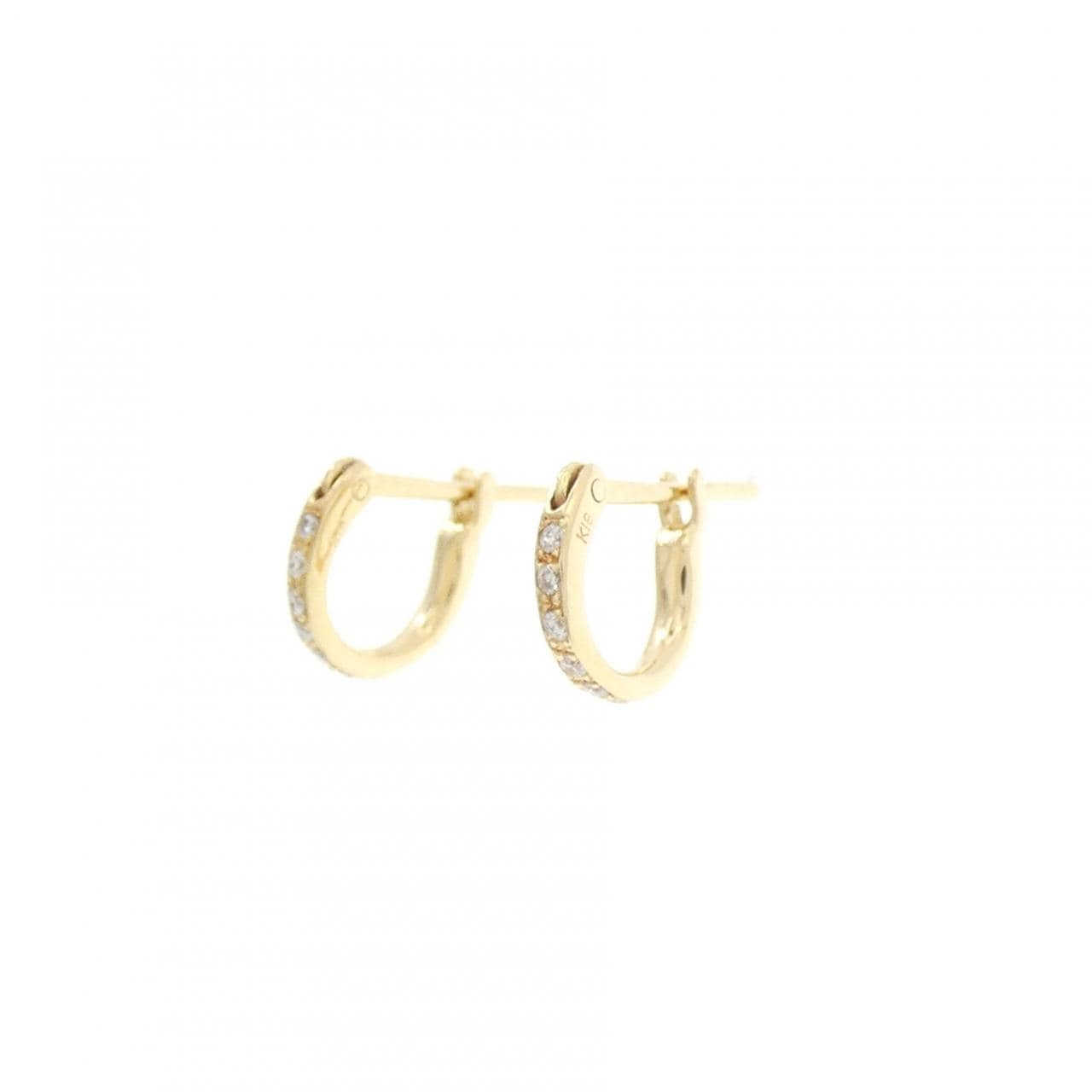 K18YG ダイヤモンド ピアス 0.066CT