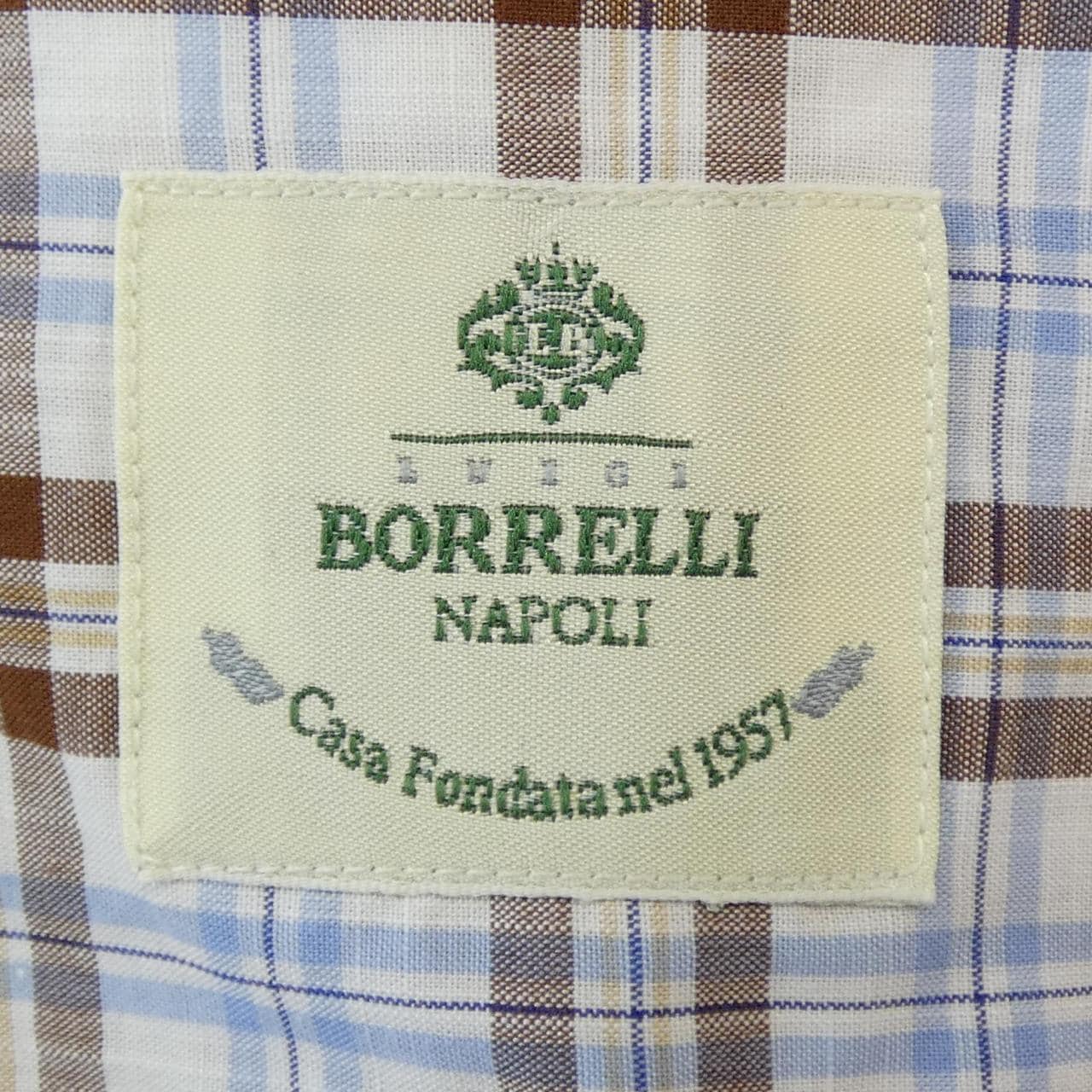 ルイジボレッリ LUIGI BORRELLI シャツ
