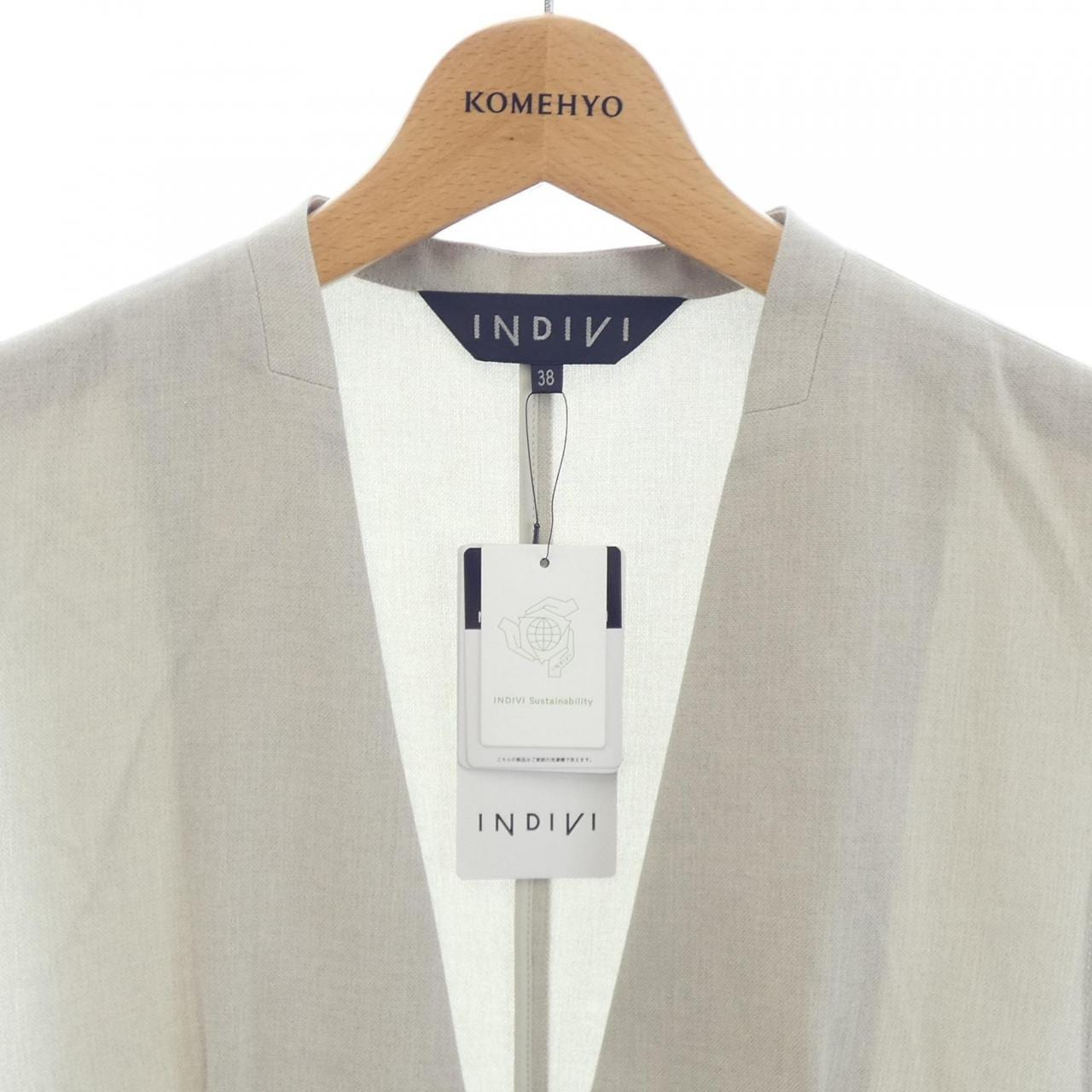 インディヴィ INDIVI ロングベスト