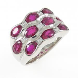 PT900 ルビー リング 3.54CT