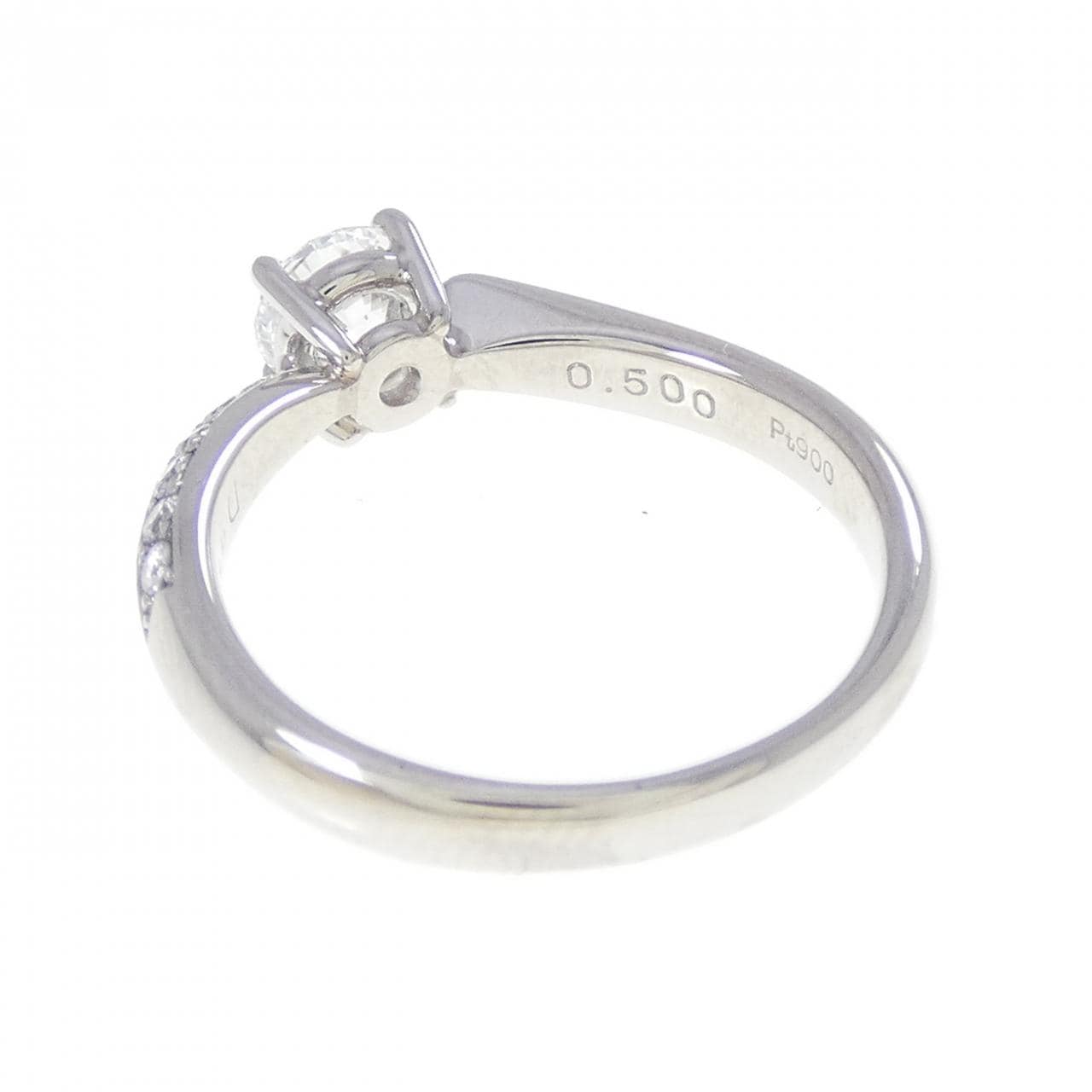 PT900 ダイヤモンド リング 0.500CT E VS1 3EXT H＆C