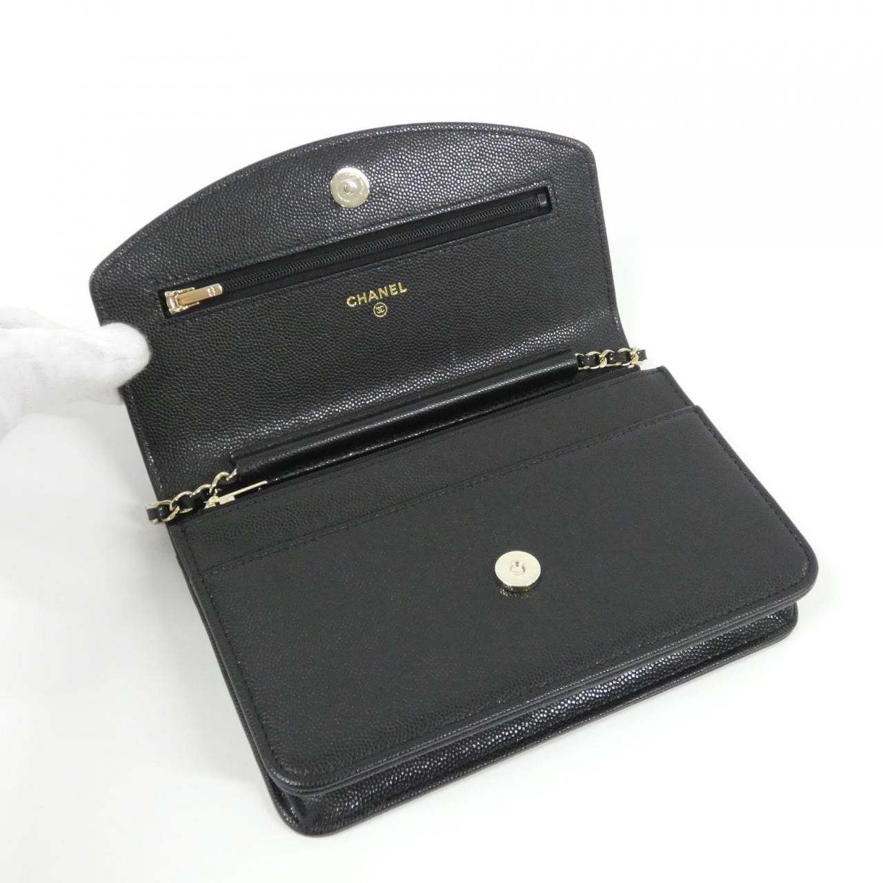 【未使用品】シャネル AP4653 チェーンウォレット