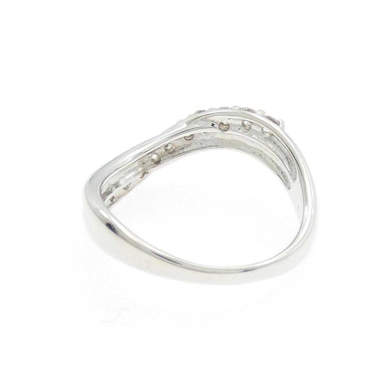 K18WG ダイヤモンド リング 0.50CT