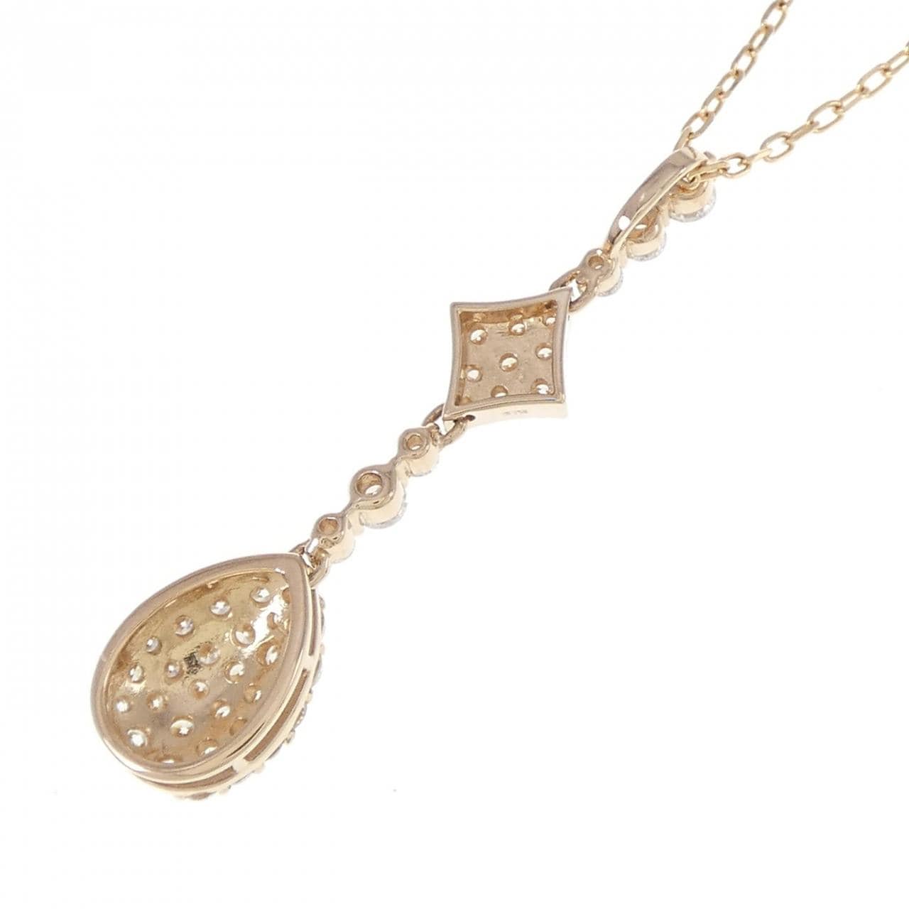 K18PG ダイヤモンド ネックレス 0.80CT