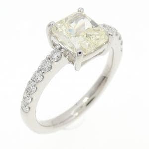 [再加工款] PT900钻石戒指 1.30CT LY VS2 花式切割