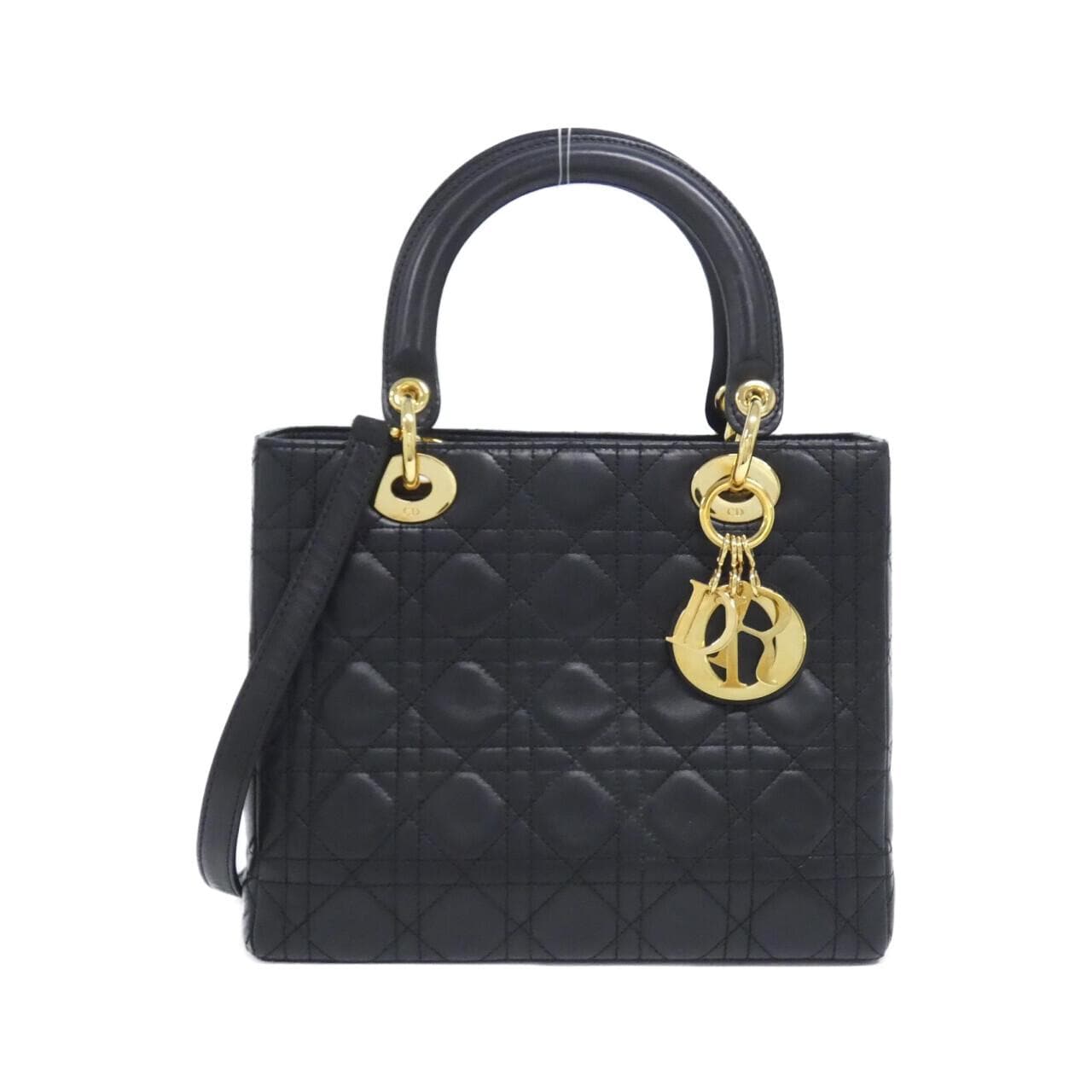 【ヴィンテージ】クリスチャンディオール レディ ディオール ミディアム CAL44550 バッグ