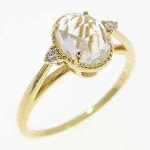 【新品】K18YG カラーストーン リング