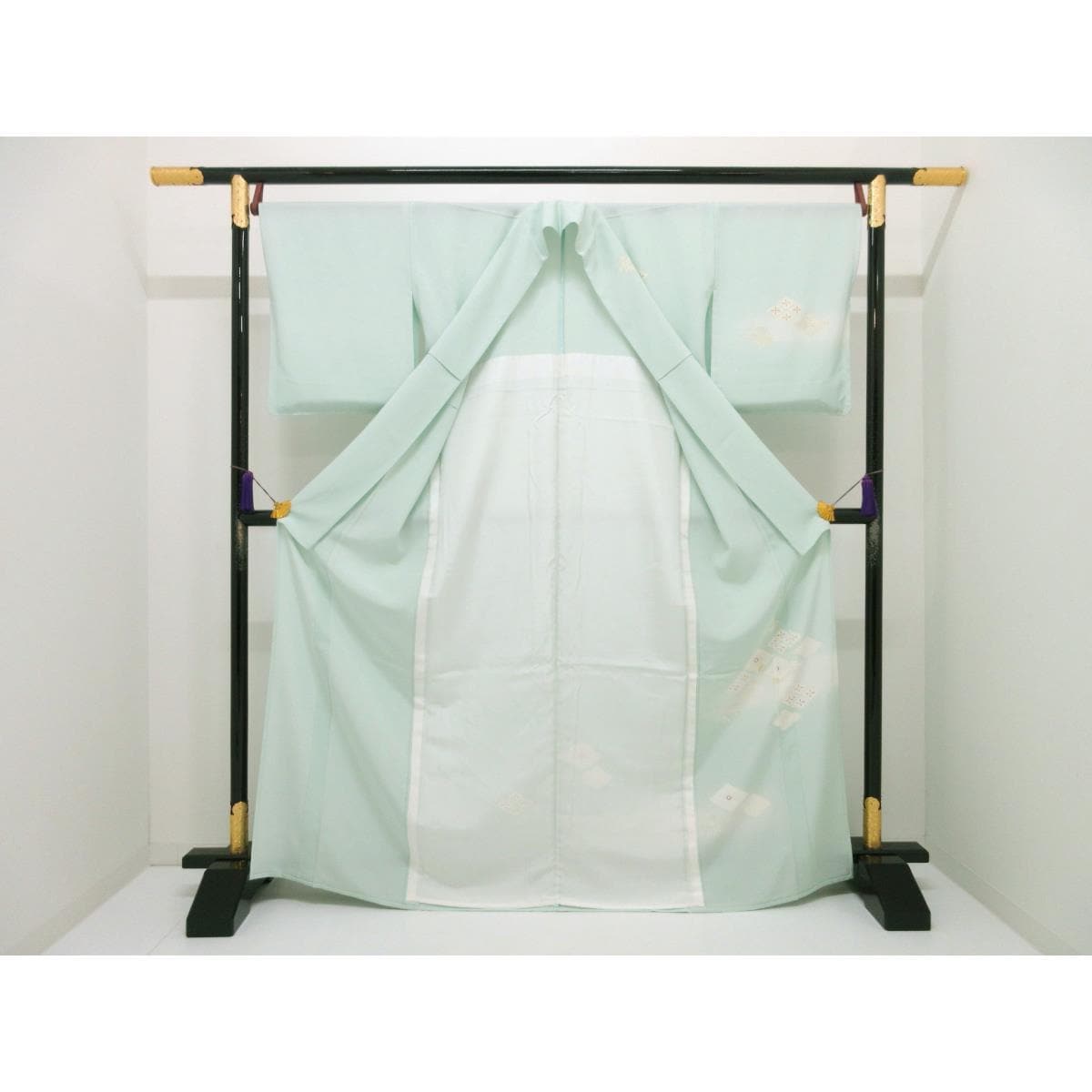 【新品】単衣 訪問着 【吉澤織物】 友禅金彩加工