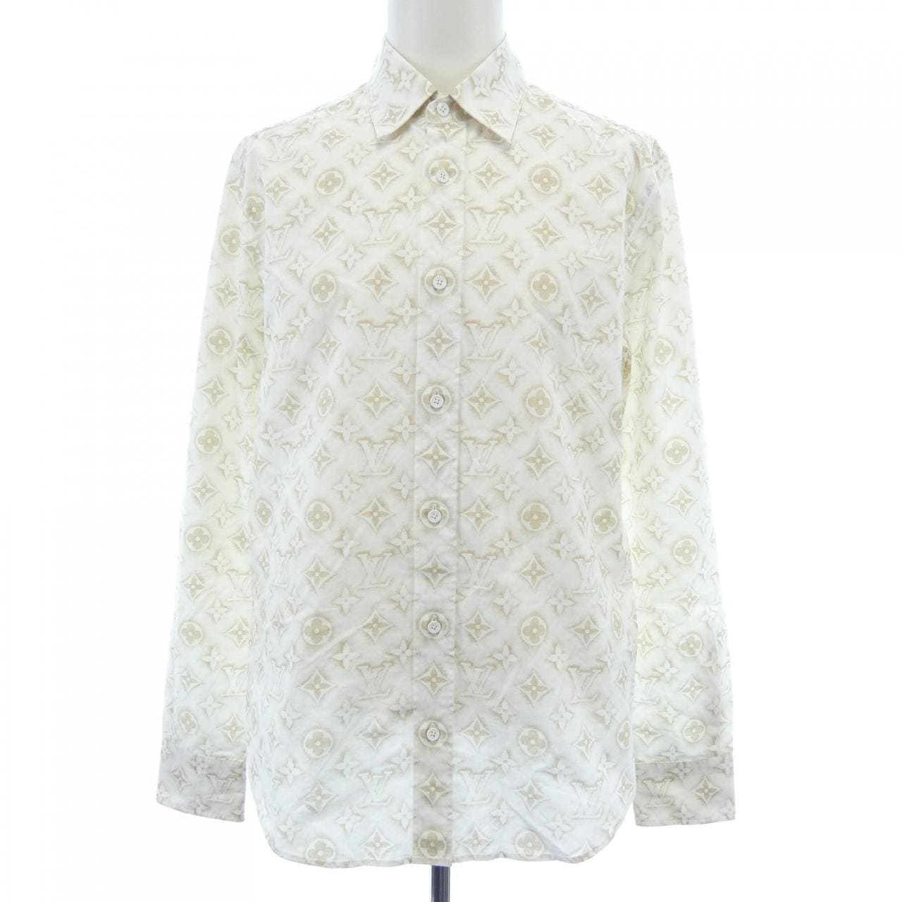 ルイヴィトン LOUIS VUITTON モノグラムロングスリーブコットンシャツ HPS33WZR6 シャツ