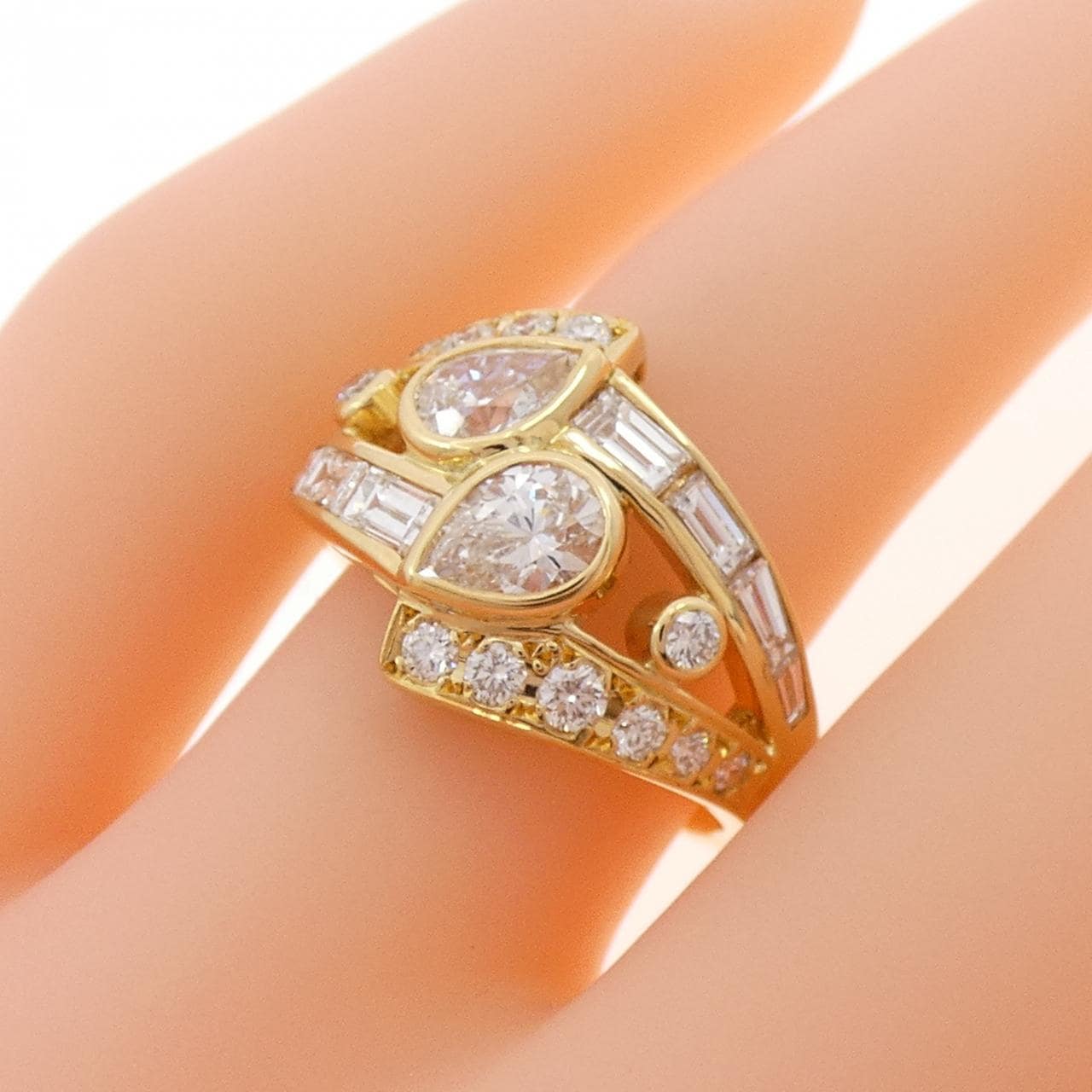 ミキモト ダイヤモンド リング 0.77CT