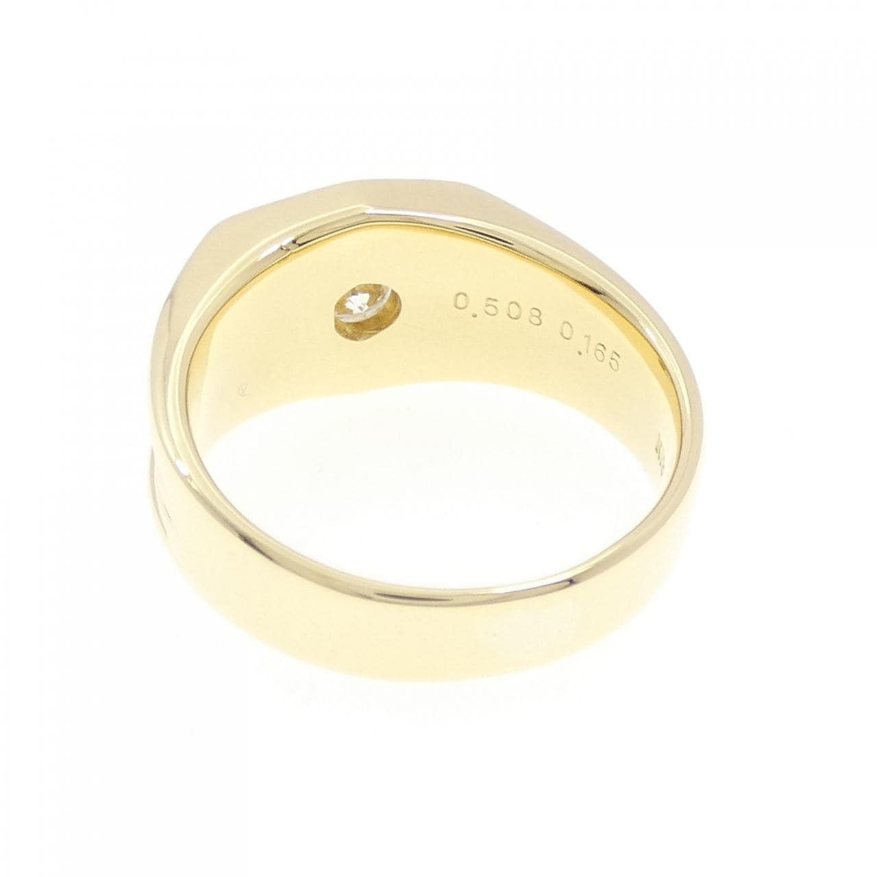 K18YG ダイヤモンド リング 0.508CT