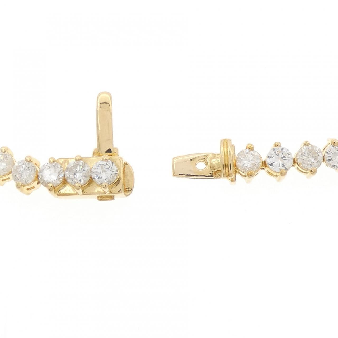 K18YG ダイヤモンド ブレスレット 5.00CT