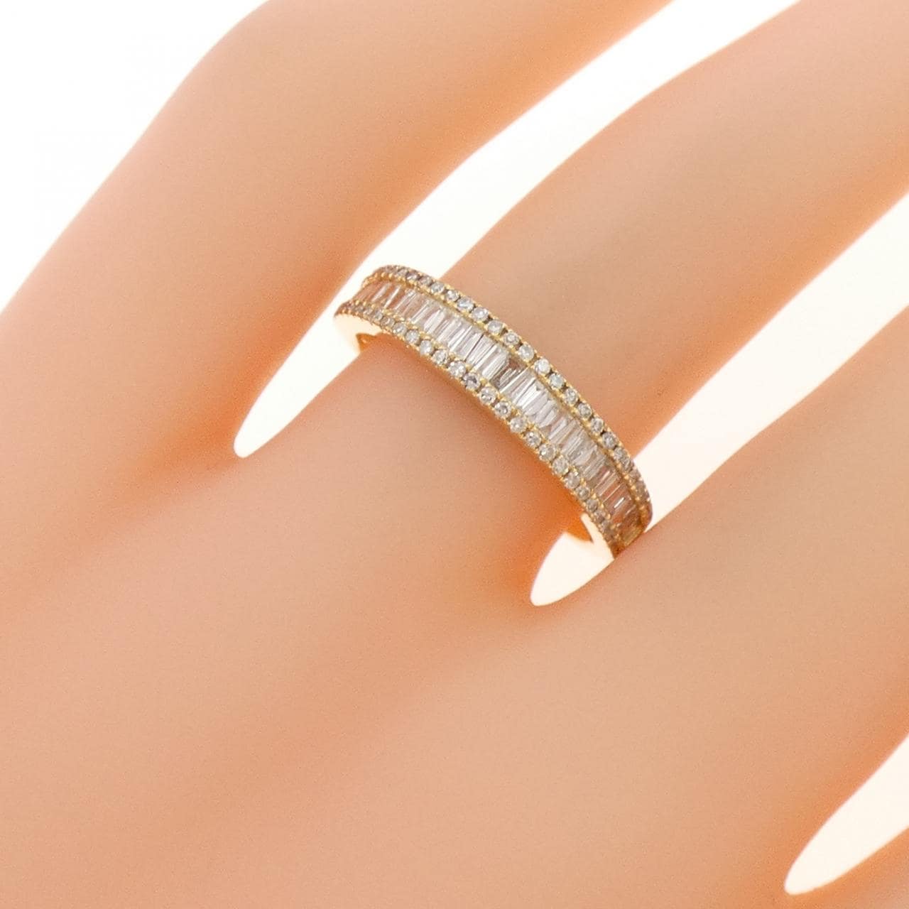 K18YG ダイヤモンド リング 0.35CT