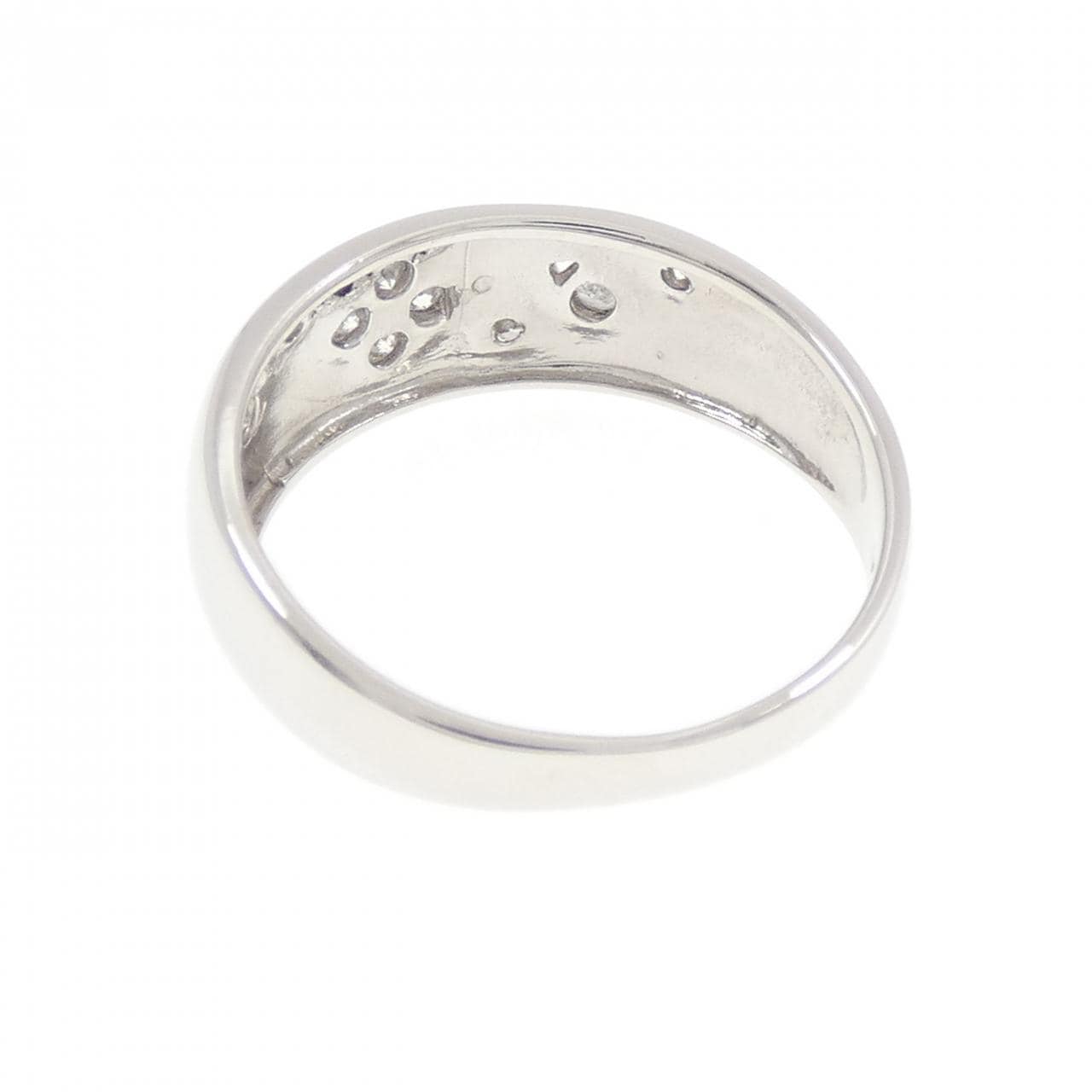 PT900 フラワー ダイヤモンド リング 0.20CT