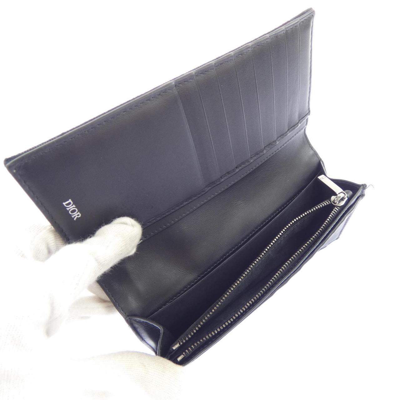 ディオール DIOR バーティカルロングウォレット オブリーク 2OBBC002YSE WALLET