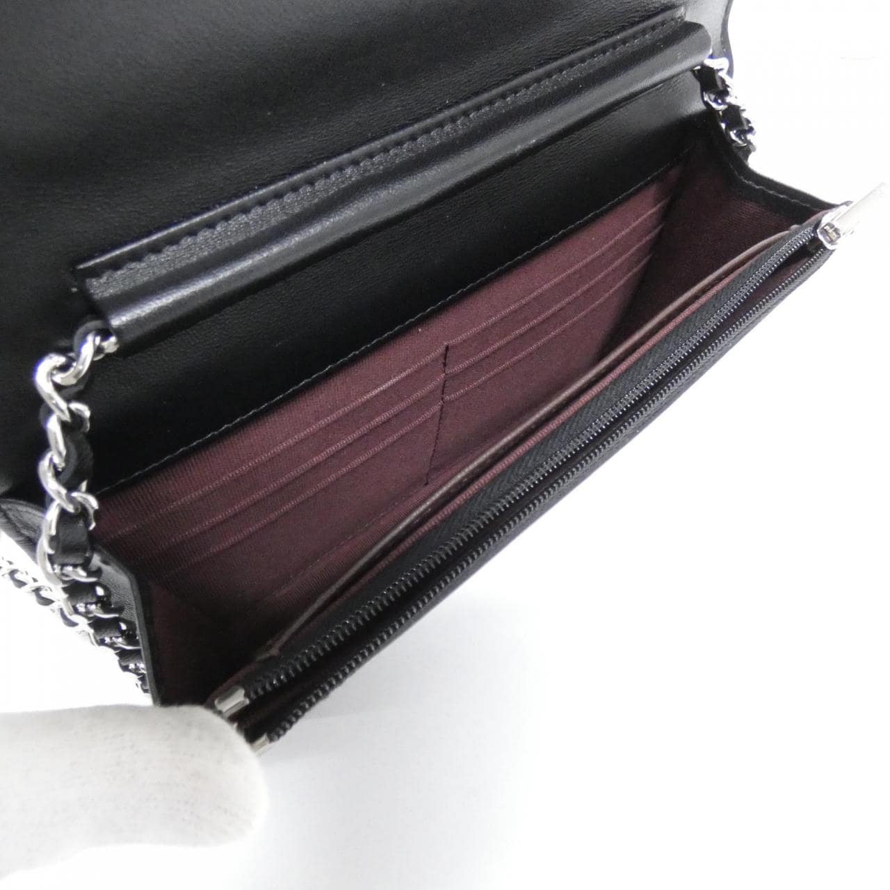 シャネル タイムレスクラシック ライン AP0250 チェーンウォレット