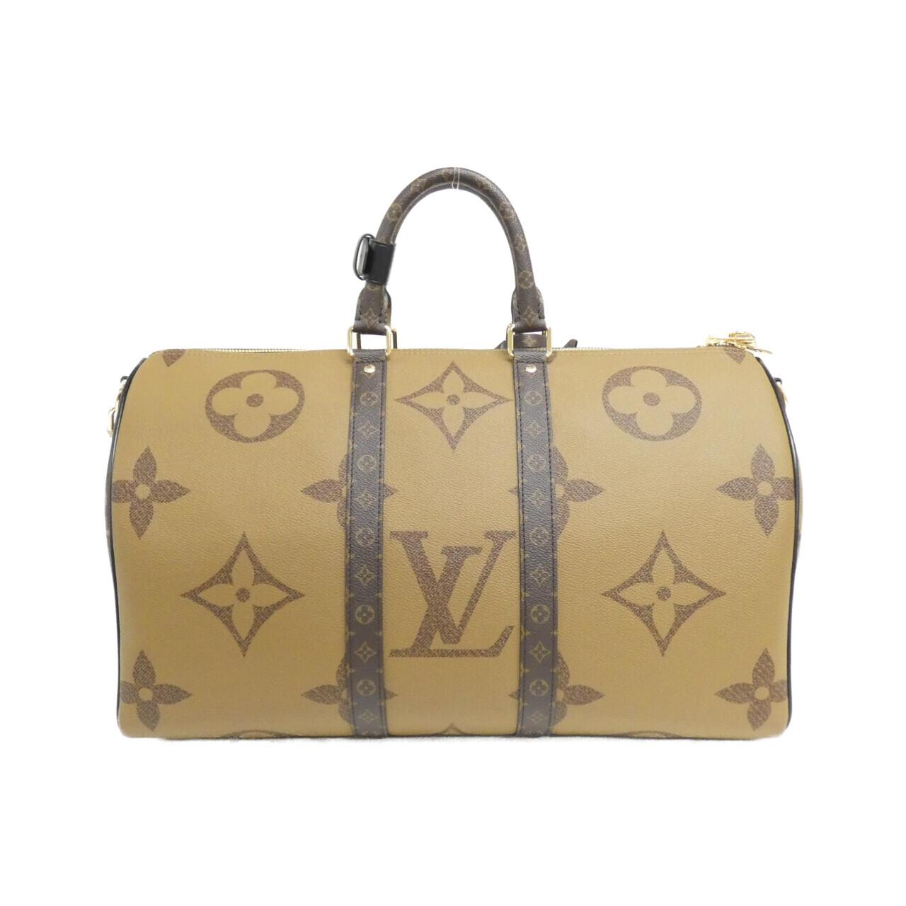 LOUIS VUITTON Monogram Giant Reverse Skip Bandouliere 45 公分 M47211 波士頓包