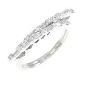 K18WG ダイヤモンド リング 0.30CT