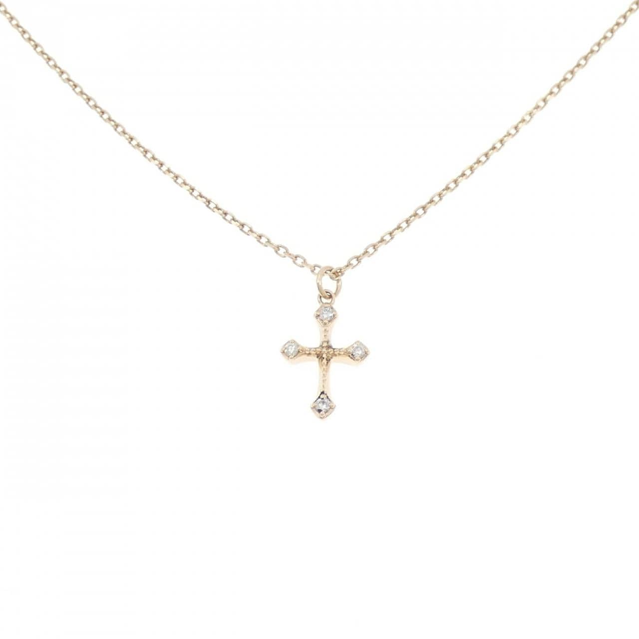 アガット ダイヤモンド ネックレス 0.02CT