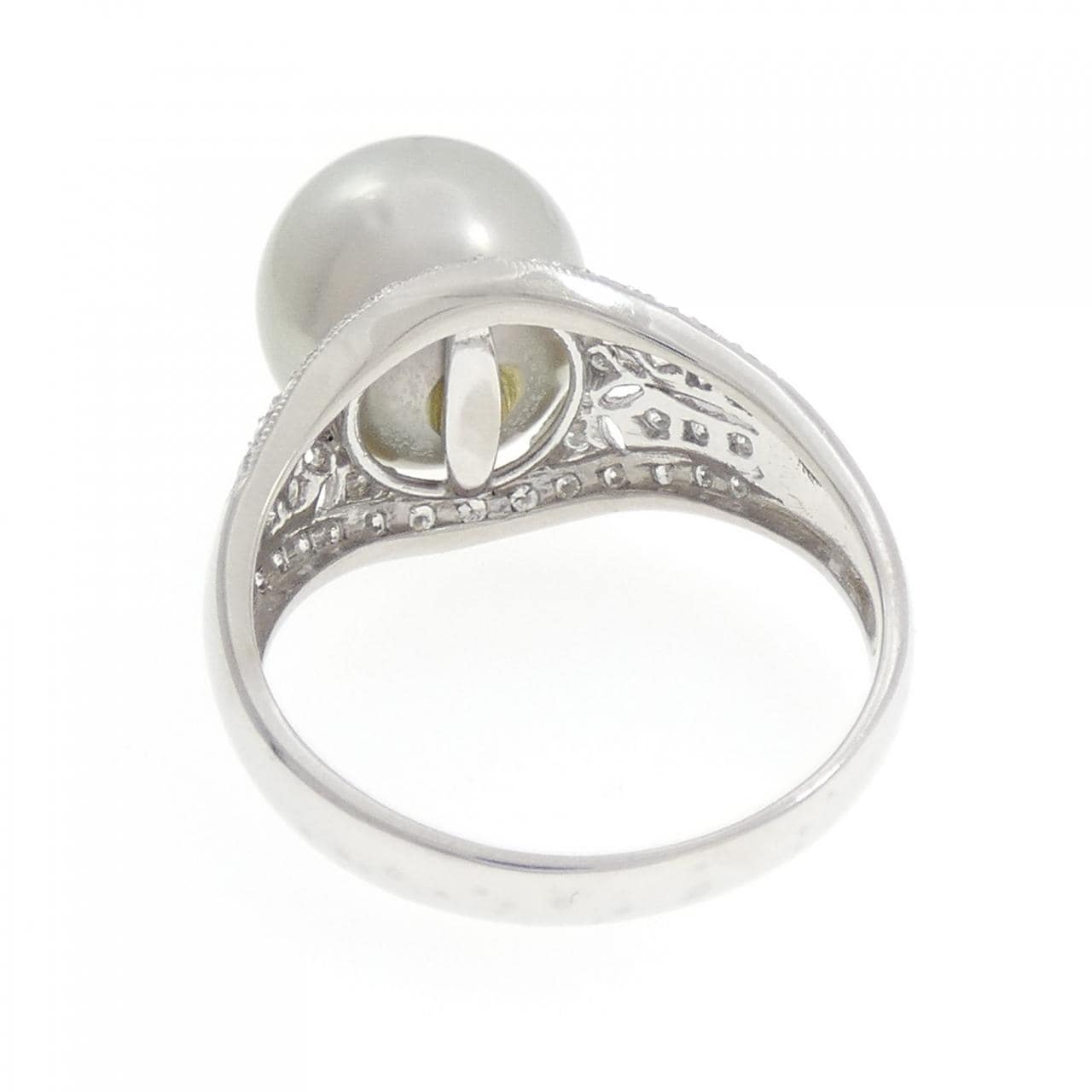 PT900 黒蝶パール リング 12.3mm