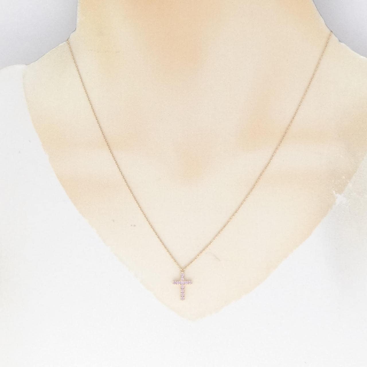 Cartier Cross Sapphire Necklace