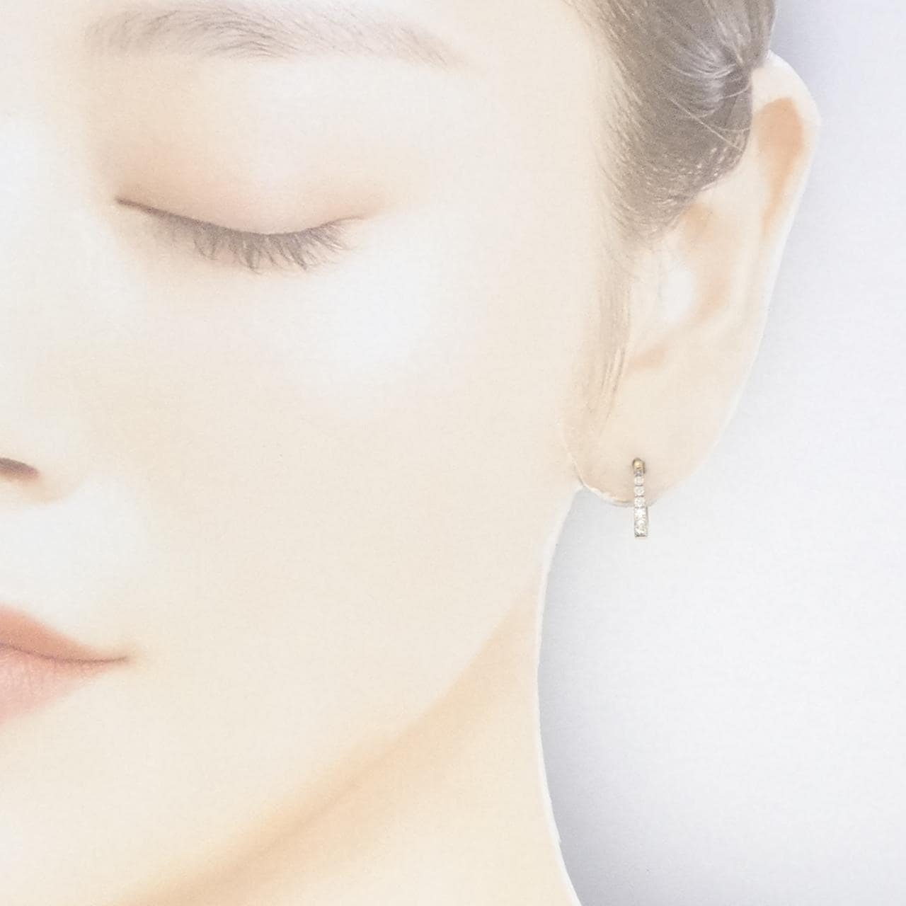 K18YG ダイヤモンド ピアス 0.22CT