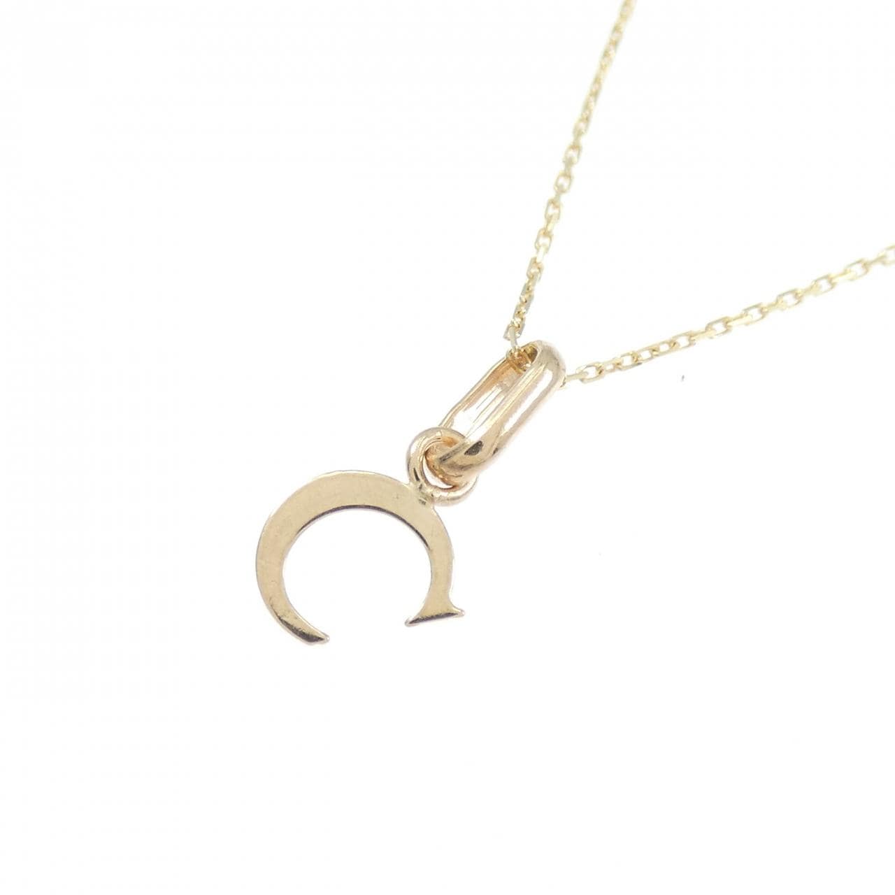 【新品】K10YG イニシャルC ネックレス