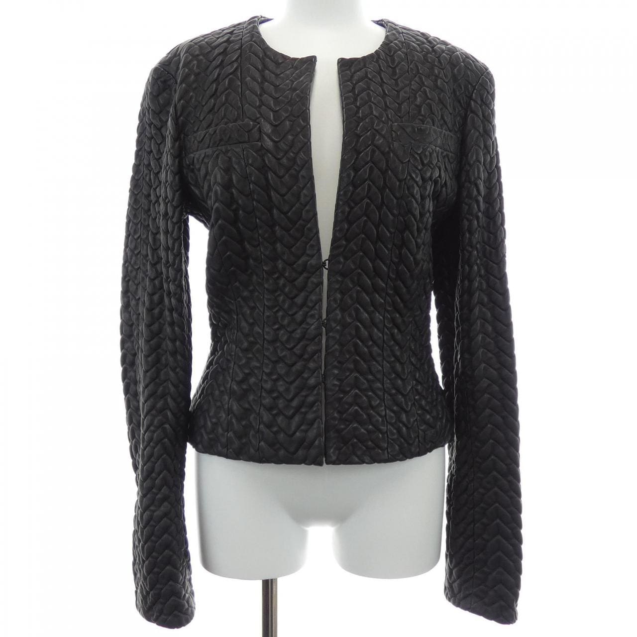 【ヴィンテージ】シャネル CHANEL P22125V01431 03A レザージャケット