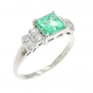 PT900 エメラルド リング 0.79CT