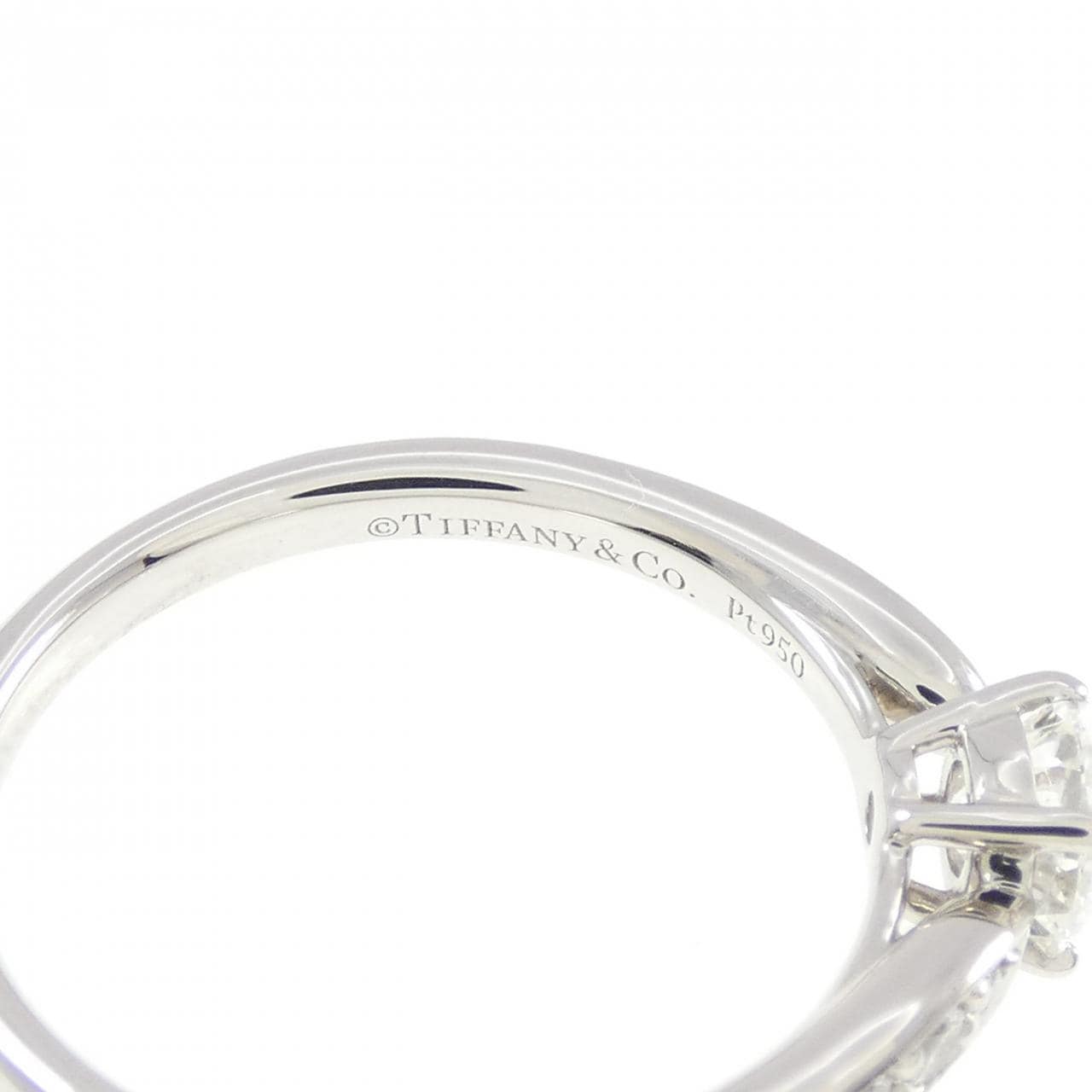 ティファニー ハーモニー リング 0.33CT F VS1 3EXT