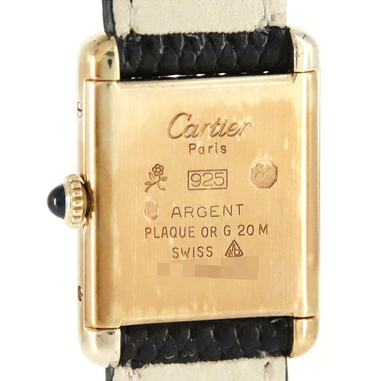 カルティエ マストタンクSM GP 82974200 GP 手巻